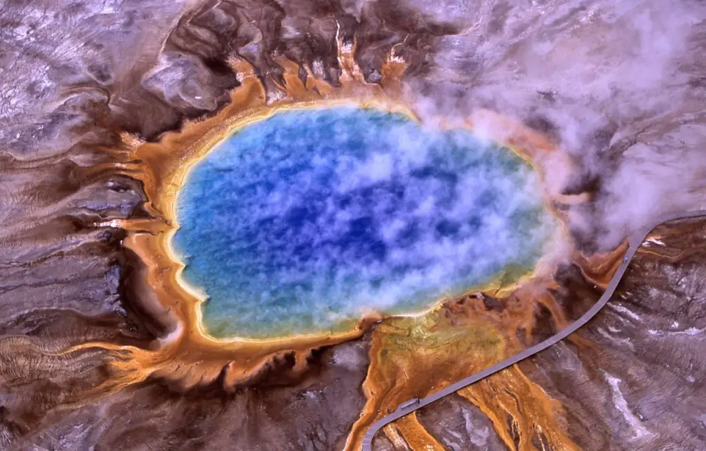 Manantial Grand Prismatic, Wyoming