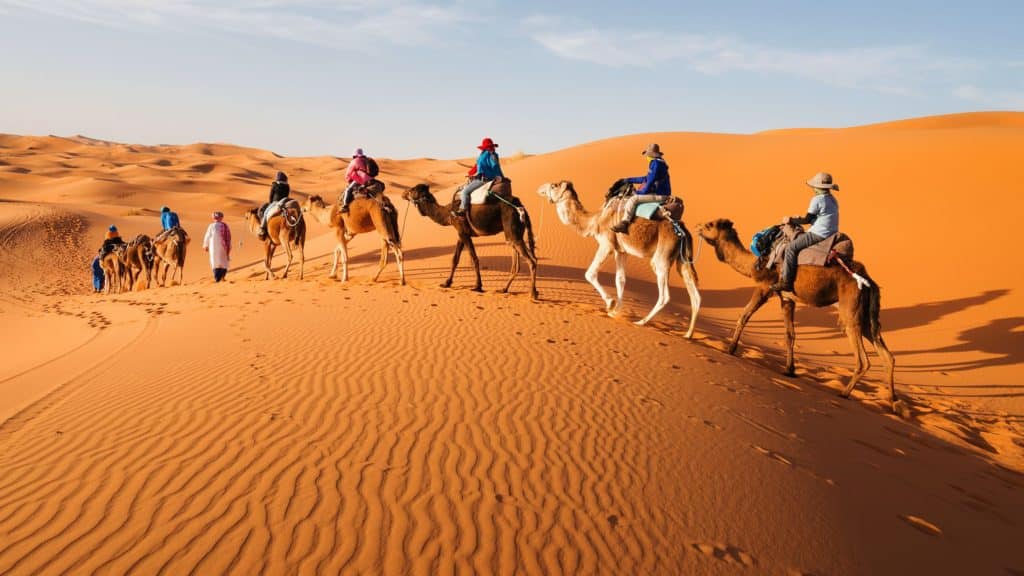 pasear desierto sahara marruecos