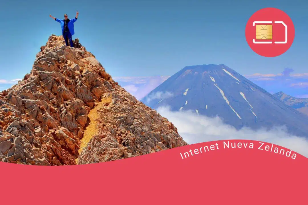 Monte Ruapehu, Nueva Zelanda, internet, datos, holafly