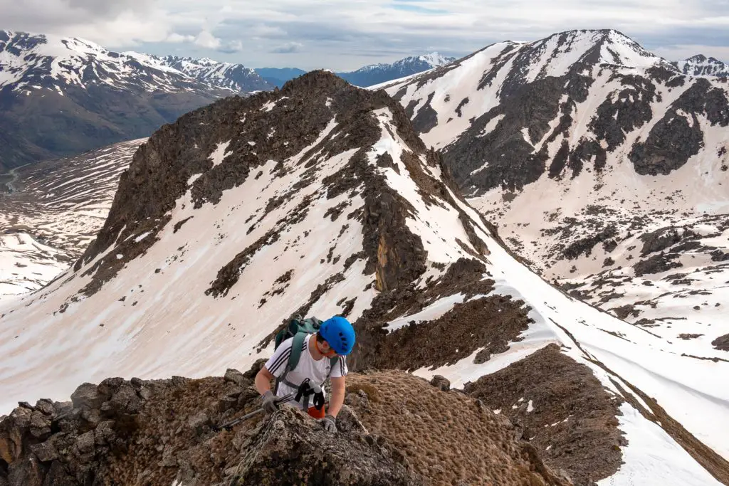 Escalando en las montañas de Andorra