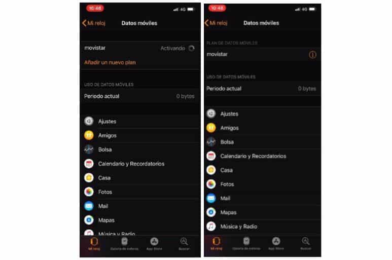 esim apple watch orange