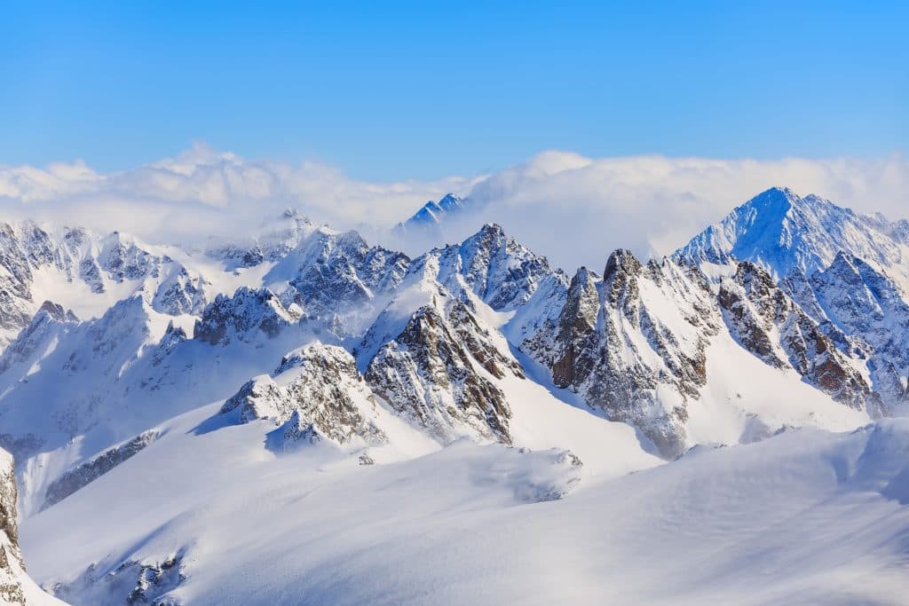 Panorama de la Montaña Titlis en Suiza