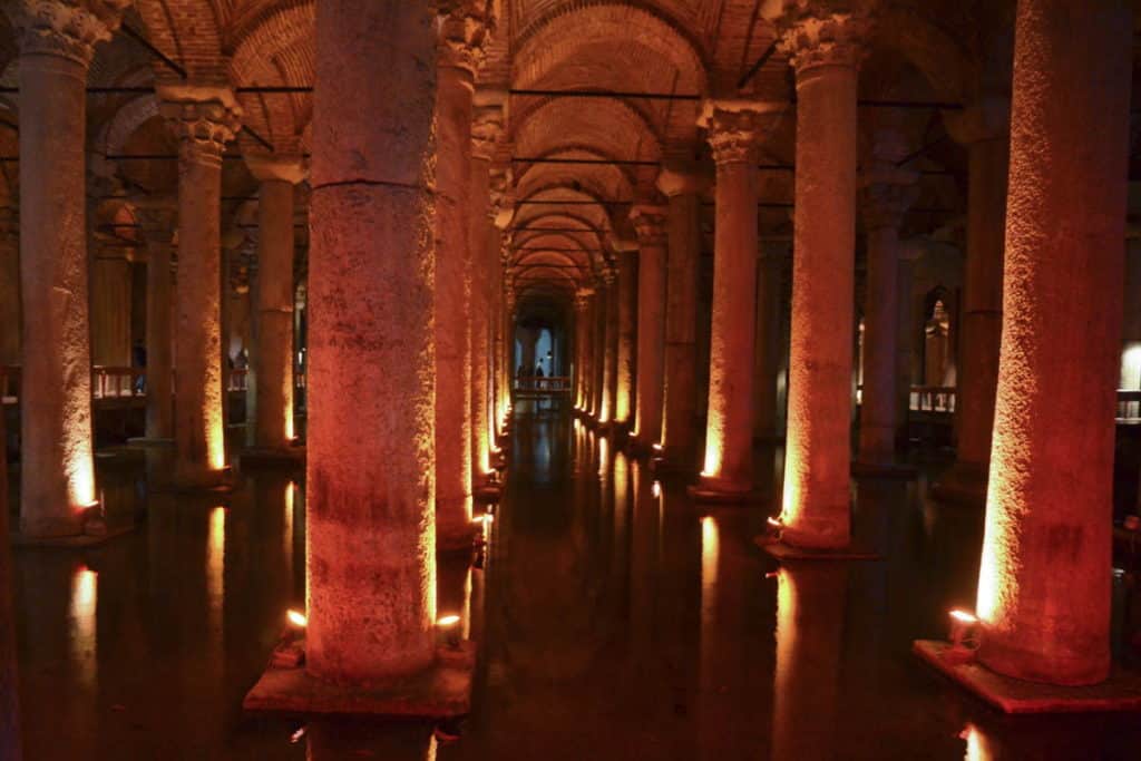 Cisterna Basílica. Estambul (Turquía)