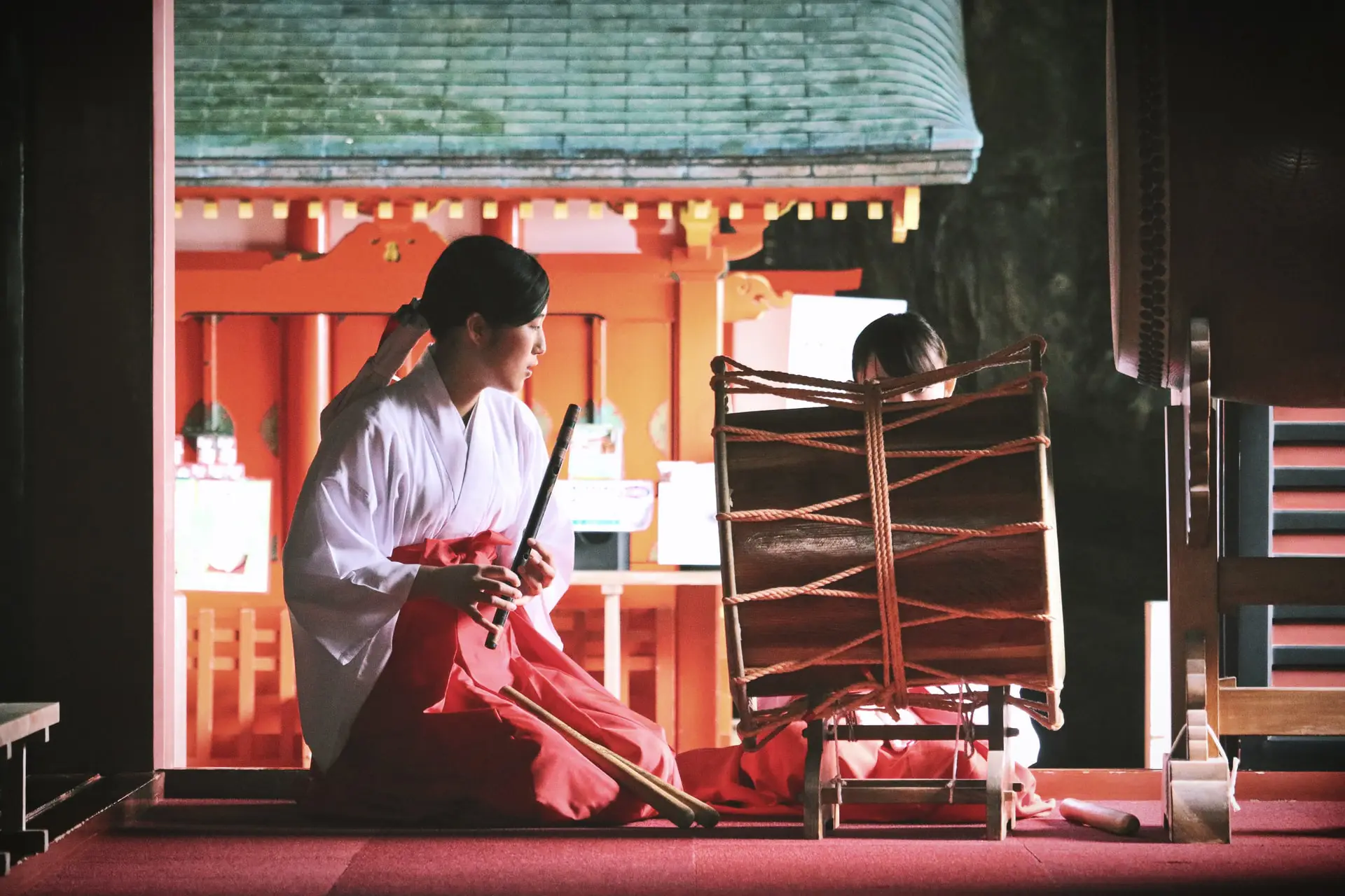 El santuario Udo Jingu en Nichinan, ciudad japonesa