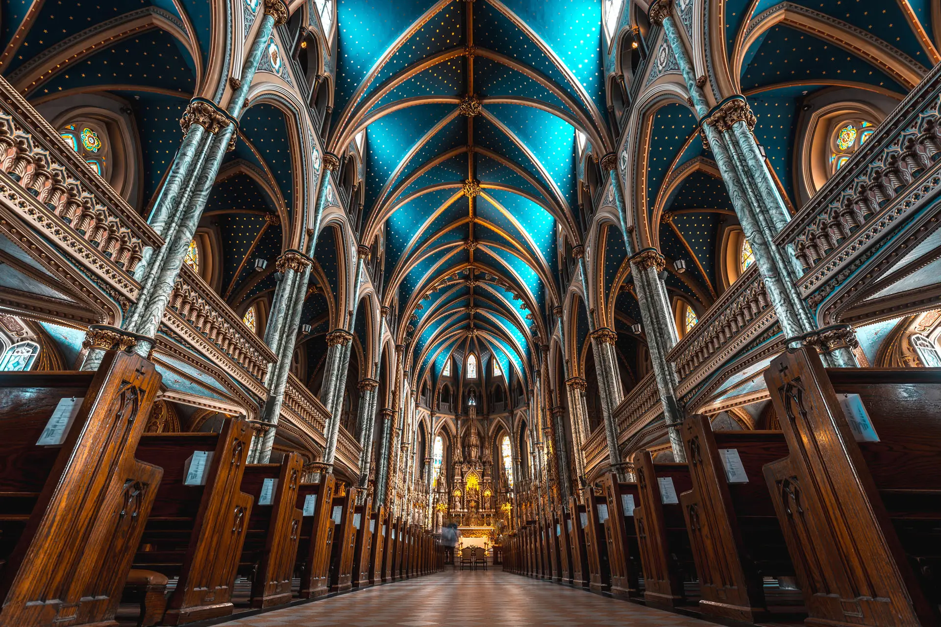 Catedral de Notre Dame en Ottawa, ciudades importantes de Canadá