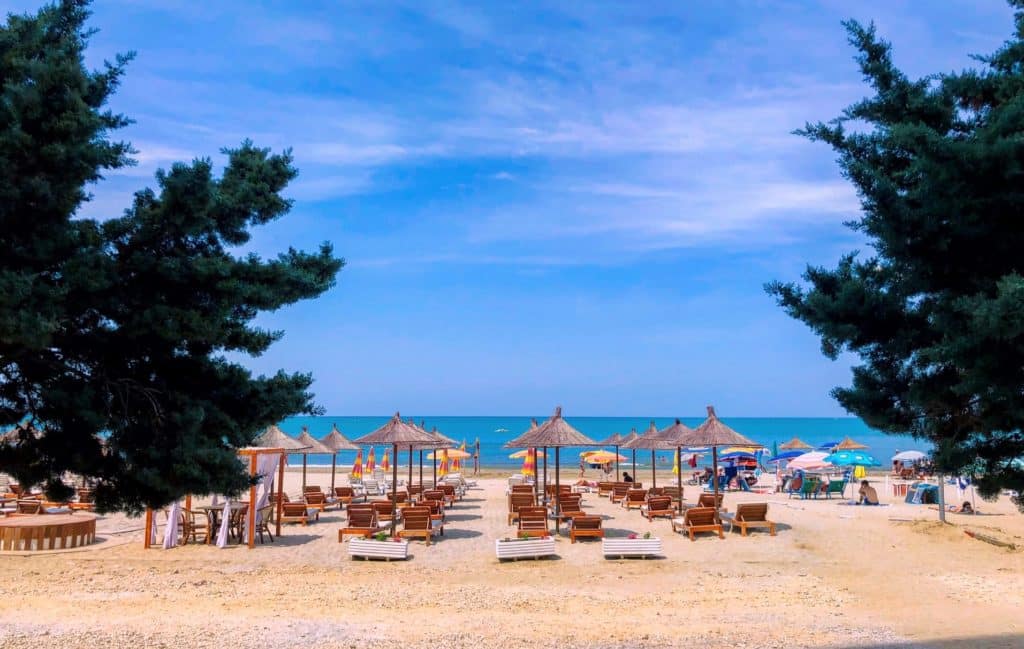 Playas en Durres Albania, ciudades 