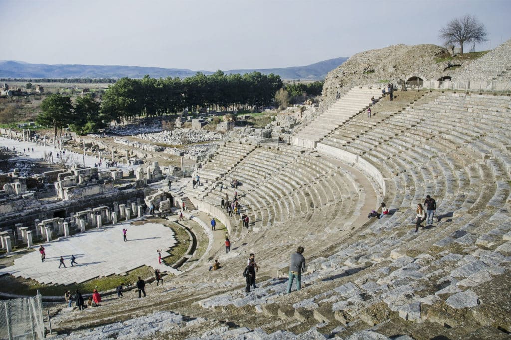 Gran Teatro en Éfeso, Turquía, joya arqueológica