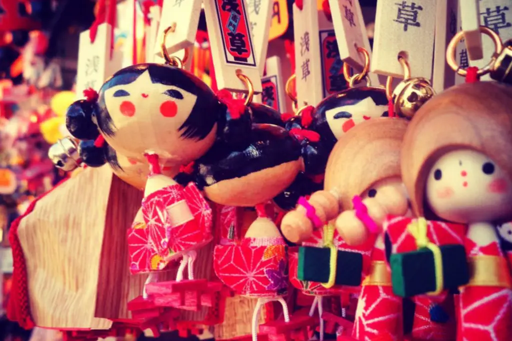 Marionetas del templo Sensō-ji en Asakusa, que comprar Japón
