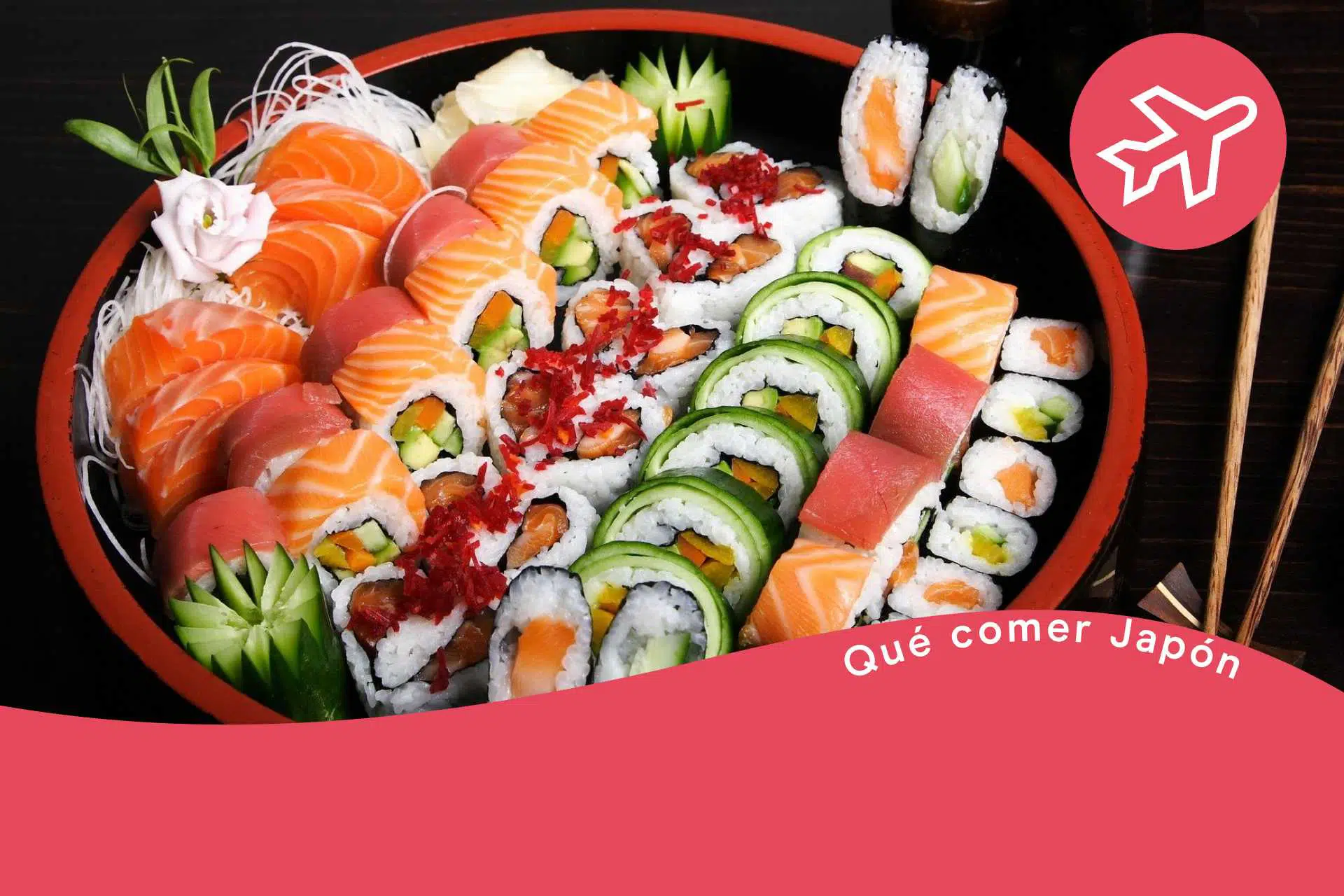 Sushi plato tradicional, qué comer en Japón y dónde