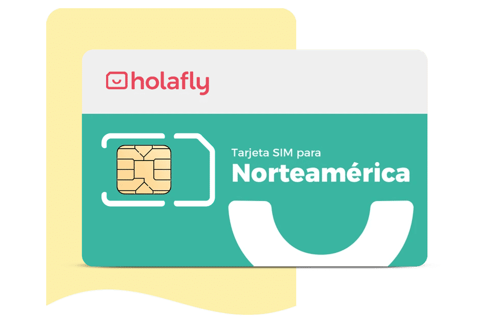 Tarjeta sim de datos internacional Norteamérica de Holafly