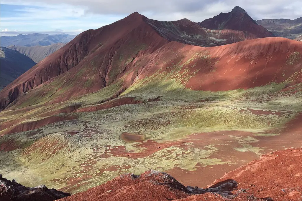 Valle Rojo en la Montaña de los 7 colores, vinicunca