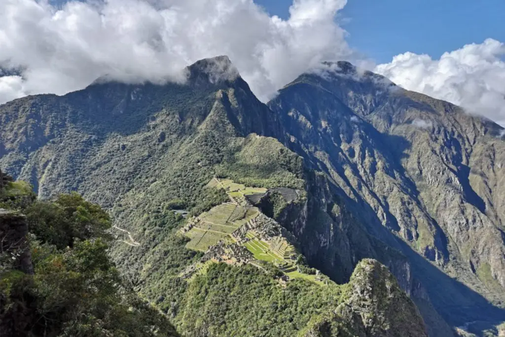 Vista de Machu Picchu desde la Montaña Huayna Picchu