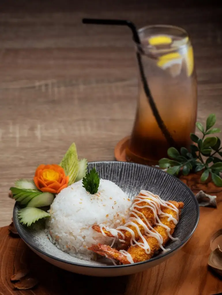 Arroz con temmpura, comidas de Japón