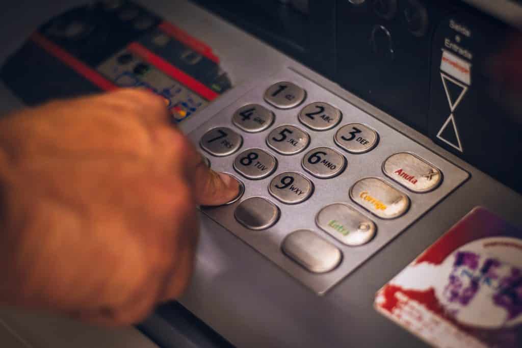 Cajero automático para cambiar dinero