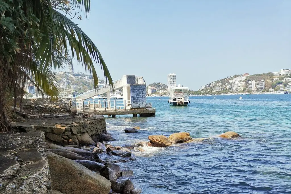 Playa Caleta y Caletilla en Acapulco, México