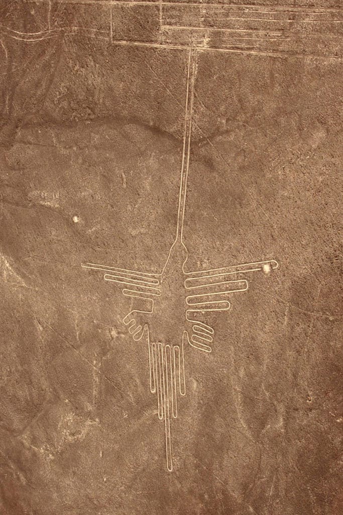 Colibrí, líneas de Nazca, qué ver en Perú