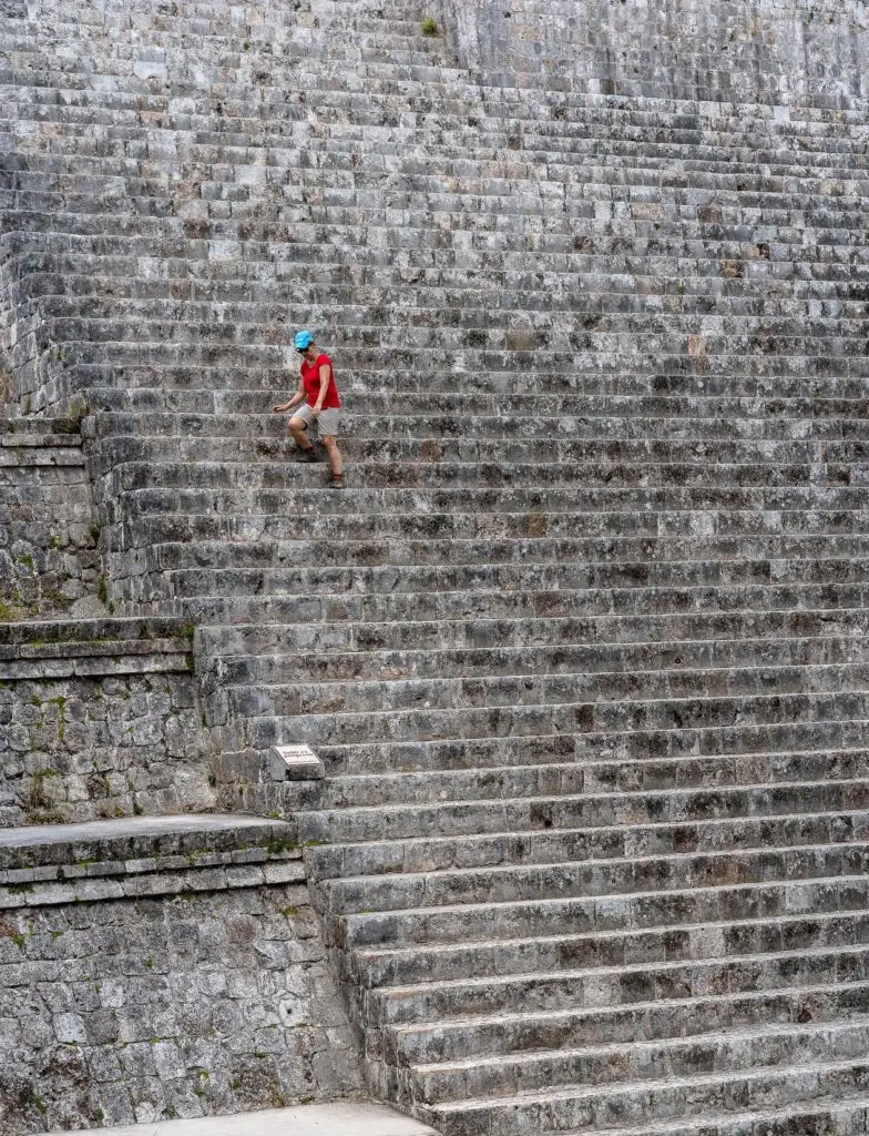 Las escalinatas de Kukulkán en Chichen Itza