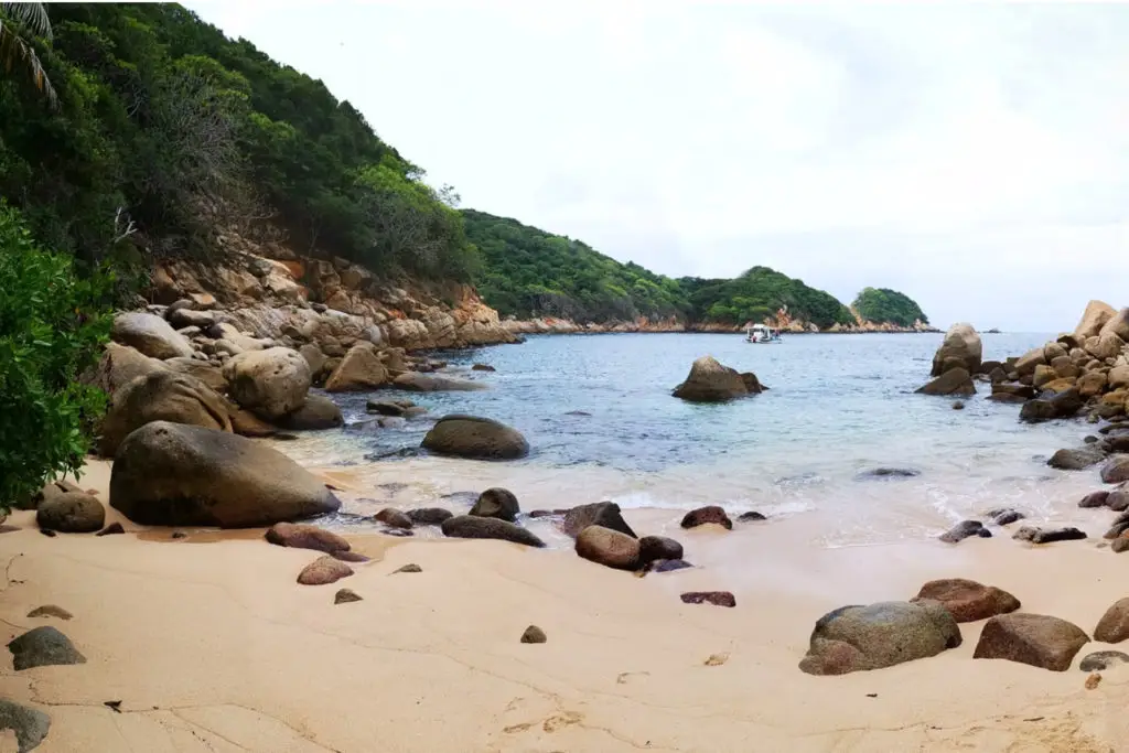 Isla "La Roqueta" en Acapulco, México