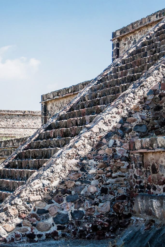Arquitectura en Teotihuacan, México, pirámides, qué ver