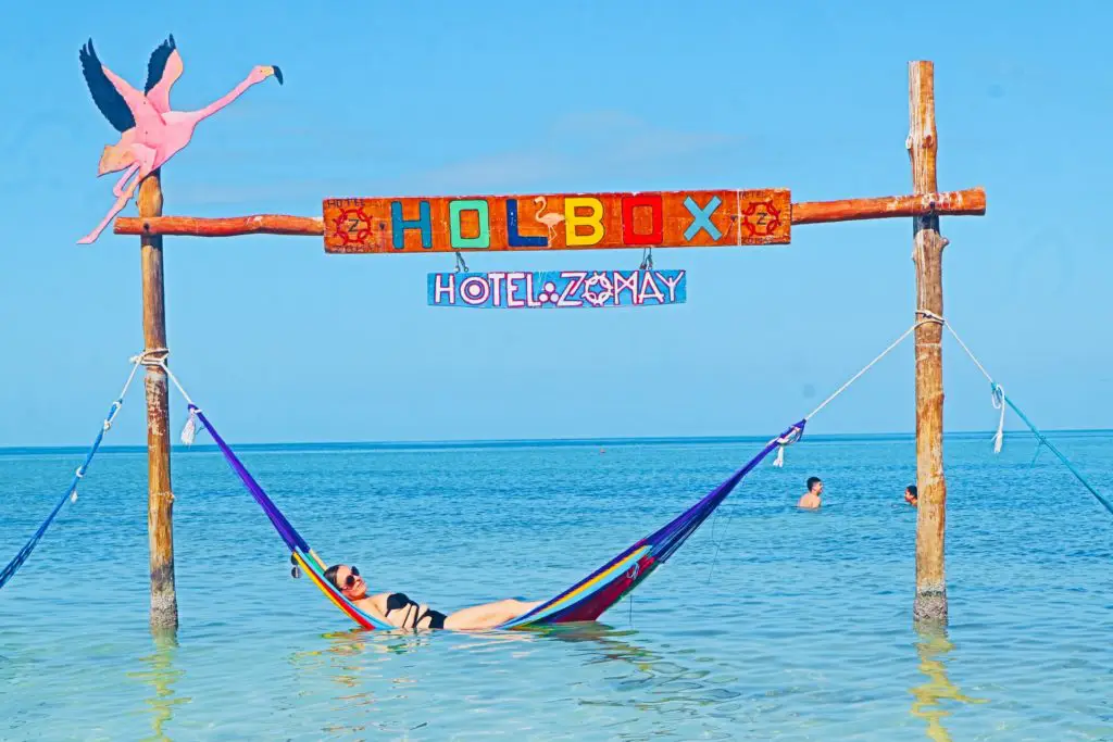 Hamacas en la isla Holbox, qué ver en México