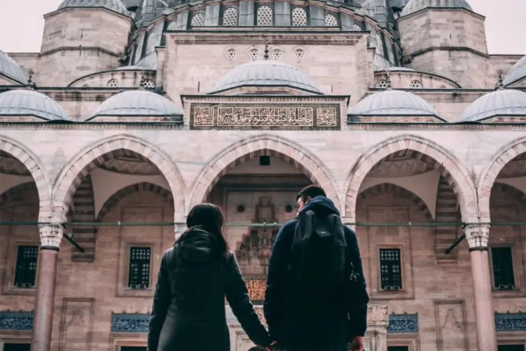 Pareja en Estambul. Turquia.