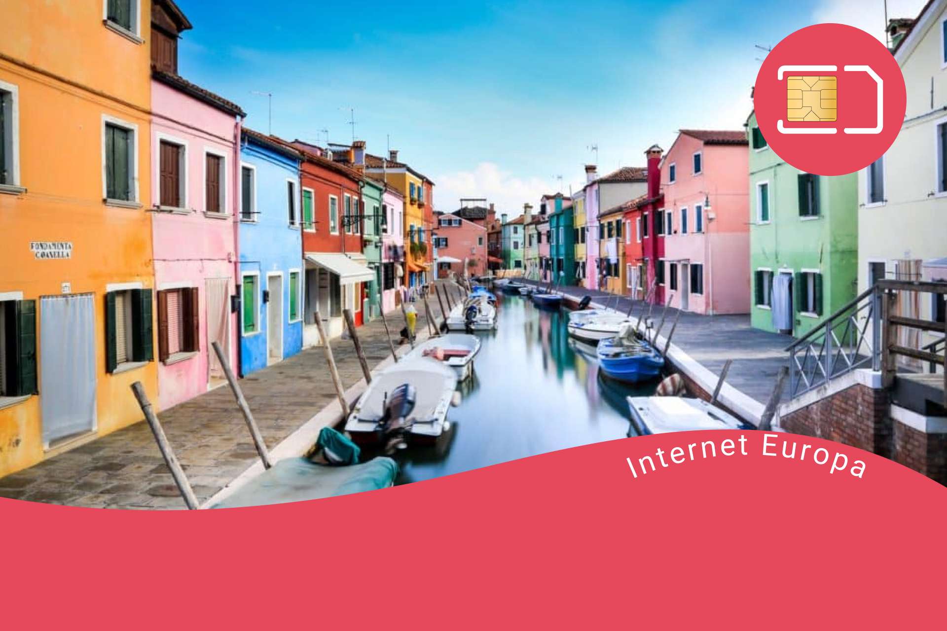 Internet en Venecia, Italia, Europa
