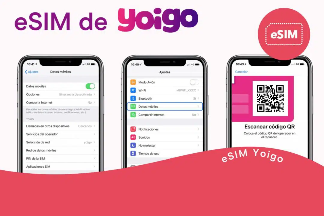 eSIM de Yoigo: Cómo solicitarla e instalarla