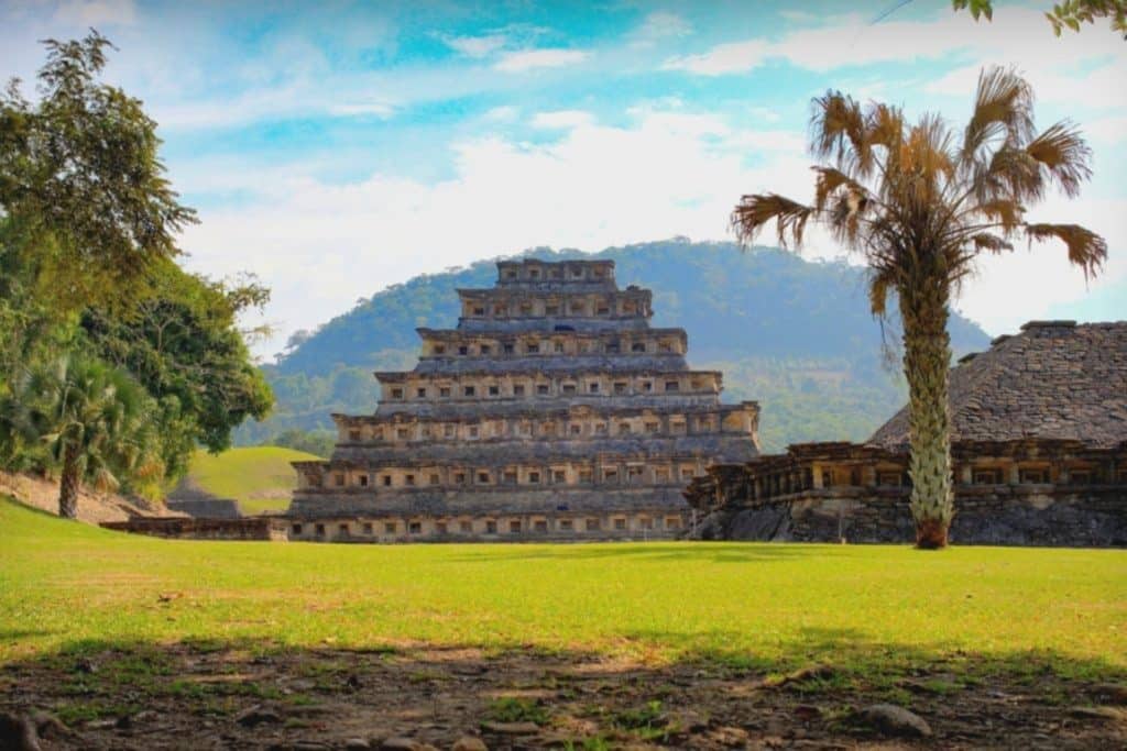 Pyramide der Totonaca Kultur in Veracruz, Mexiko