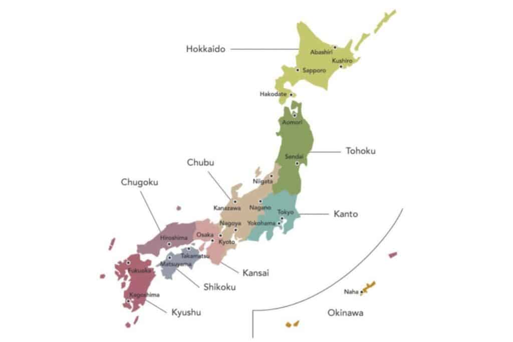 Zonen von Japan