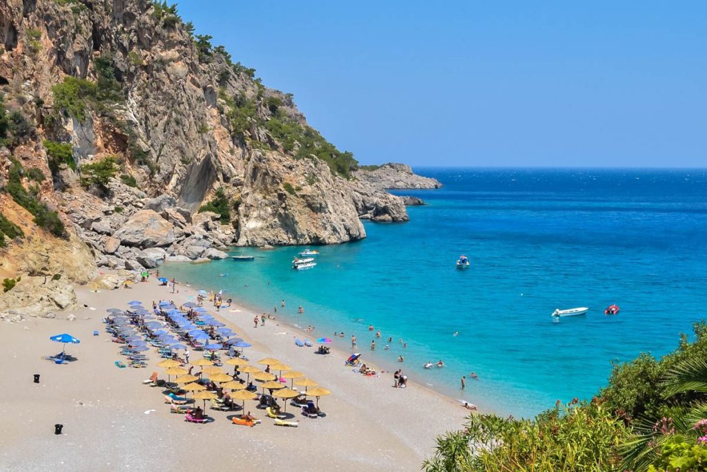 Voir la côte de la Turquie